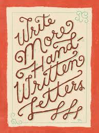 I Say This All The Time Handwritten Notes And Letters Are A Lost Art I Treasure Mine And Kee Handwritten Letters Typography Poster Design Lettering