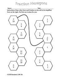 Grade 3 Math Activity Fraction Hexagons Fractions Math Strategies 3rd Grade Math