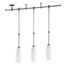 Kendal Lighting Line Voltage Pendant Rail Kit Lowe S Canada Track Lighting Kits Led Track Lighting Led Light Bars