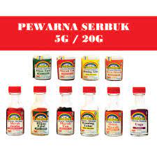 Check spelling or type a new query. Buy Paling Murah Cap Pelangi Pewarna Makanan Serbuk Food Colouring Powder 5g 20g Seetracker Malaysia