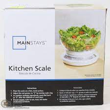 Adjustable for weighing additional ingredients. Mainstays Kitchen Scale