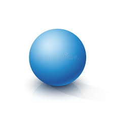 A sphere is an object that is completely round in shape like a ball. Blue Sphere On A White Background Stock Vector Illustration Of Design Plastic 148275714