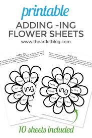 If a letter is missing, try to add it in lowercase. Waldorf Flower Language Arts Coloring Pages Adding Ing Worksheets For Kids Printable Pack Dolch Words The Art Kit