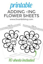 Our coloring categories include serious science: Waldorf Flower Language Arts Coloring Pages Adding Ing Worksheets For Kids Printable Pack Dolch Words The Art Kit