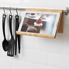 Vivalla Tablet Halter Bambusfurnier Ikea Osterreich In 2020 Tablet Stand Ikea Kitchen Tablet