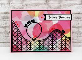 Hochzeitskarte Karte Zur Hochzeit Zum Geburtstag Achterbahn Abenteuer Bunt Kirmes Freizeitpark Von Kartenwald Auf Etsy Cards For Friends Cards Handmade Cards
