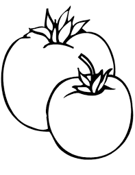 Dibujo Tomate Para Colorear