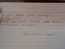 Menjadi seorang mualim yaitu seorang yang cerdas,mempunyai kemampuan ilmiah untuk engkau sampaikan kepada muridmu. Contoh Surat Anak Tk Untuk Ibu Guru Cara Golden