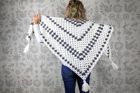 You can make a decent sized shawl with just one skein of lion brand mandala. Newsprint Crochet Granny Stitch Shawl Free Pattern From Make Do Crew