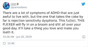 Maybe you would like to learn more about one of these? Person Gives A Spot On Explanation Of Rejection Sensitive Dysphoria Many Are Surprised This Adhd Symptom Has A Name Bored Panda