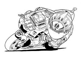Dessin a colorier moto cross et petit saut. Shin Terauchi La Caricatura Hecha Arte Coloriage Moto Dessin Moto Coloriage