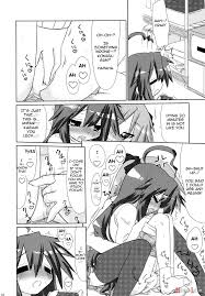 Page 10 of Meanie Kagami. Teased Konata. (by Kogaku Kazuya) 