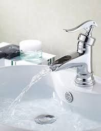 Ein nicht gebrauchter wasserhahn neu alles dabei kaufen, auspacken , einbauen fix und. Fashion Curve Design Chrom Finish Wasserfall Waschbecken Wasserhahn Waschbecken Armaturen Badezimmer Waschbecken Waschbecken