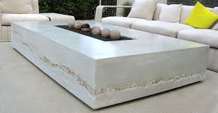 Concrete Fire Table Cheng Concrete Exchange Outdoor Fire Concrete Furniture Rectangular Fire Pit
