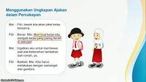 Jan 30, 2021 · jenis kalimat ajakan. Tematik Kelas 1 Bahasa Indonesia Tema 5 Subtema 3 Kalimat Ajakan Dan Menanggapi Ajakan Youtube