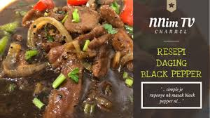 Daging black pepper simple dan sedap. Resepi Daging Masak Black Pepper By Mama Kiah Youtube