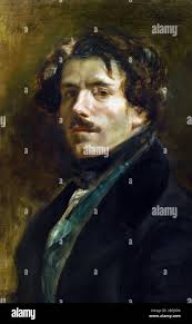 Delacroix french art artist hi-res stock photography and images