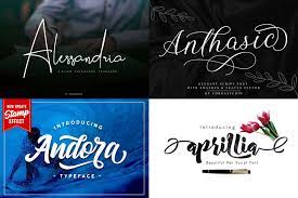 They are organized into highly regular formal types similar to cursive writing and looser, more casual scripts. Free Download 30 Script Fonts Seo Web Design Llc