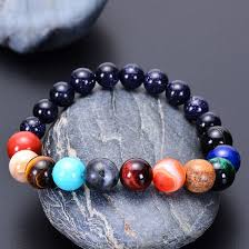 China Lovers Eight Planets Natural Stone Bracelet Universe Yoga Chakra Galaxy Solar System Beads Bracelets For Men Women Jewelry China Love Bracelet And Bracelet Stainless Steel Price