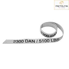 How many mm in 1 inches? Lashband 32 Mm 2300 Dan 250 M Pro Sack Metaltis
