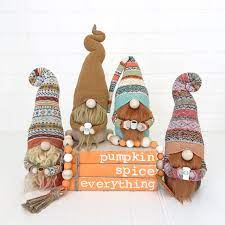 Fall Coffee Gnomes Fall Decor Coffee Lover Gift Gnomes Crafts Fall Decor Fall Crafts