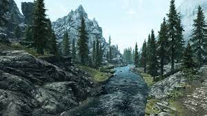 Skyrim If Only I Could Find A Place This Beautiful To Vacation At Irl Skyrim Landscape Elder Scrolls V Skyrim