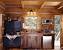 Small Rustic Log Cabin Kitchen