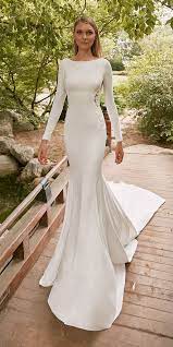 33 Cute Modest Wedding Dresses To Inspire Wedding Dresses Unique Sleek Wedding Dress Modest Wedding Dresses