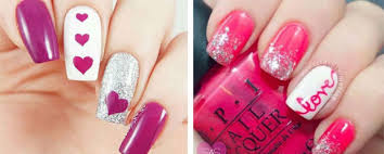 Valentine S Day Acrylic Nail Ideasfabulous Nail Art Designs Fabulous Nail Art Designs These darling valentine nails were designed by nicoles_nails_ she used essie's mint candy apple and china glaze sweet hook!