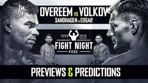 2:00 pm pst check ufc vegas 18 local time and date location: Ufc Fight Night Overeem Vs Volkov Full Card Previews Predictions Youtube