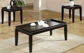 Place the international concepts hampton end table at the end of your sofa to beautifully complete the look of your room. Dark Espresso Finish 3pc Coffee Table Set W Raised Lip Edges