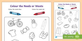 Worksheet will open in a. Human Needs Worksheet Teacher Made