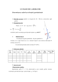 Determinarea acceleraţiei gravitaţionale prin metoda pendulului fizic. Doc Lucrare De Laborator Pendul Denis Popa Academia Edu