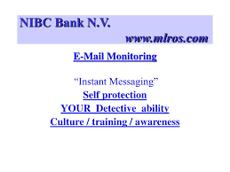 In 2020 the bank's net income was 61,00 mln eur. Ppt Nibc Bank N V Mlros Powerpoint Presentation Free Download Id 4435915