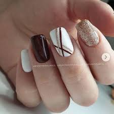 53 Classy Fall Wedding Nail Art Color 18 With Images Square Nail Designs Bridal Nail Art Nail Art Wedding