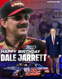 Happy Birthday, Dale Jarrett! 🎂 🏆 1999 NASCAR Champion Races: 668 Wins:  32 Top 5s: 163 Top 10s: 260 Poles: 16