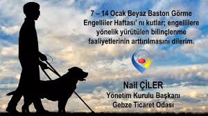 Engelliler haftası haberleri, son dakika engelliler haftası haber ve gelişmeleri burada. 7 14 Ocak Beyaz Baston Gorme Engelliler Haftasi Mesaji Gebze Ticaret Odasi