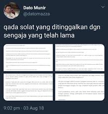 Dapatkan waktu solat di negara anda. Soulusi Perlu Ke Kita Qada Solat Yang Ditinggalkan Facebook