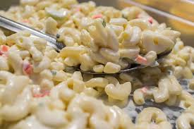 Buttery shrimp with a creamy mac salad is a match guaranteed to make your taste this hawaiian macaroni salad recipe is a delicious blend of creamy, sweet and tangy flavors that makes it a great side dish for summer the. Hawaiian Macaroni Salad Copycat Recipe This Creamy Pasta Salad Recipe Is Potluck Perfection Salads 30seconds Food