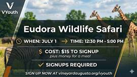 VYouth @ Eudora Wildlife Safari