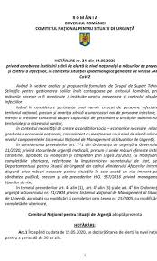Starea de alertă în românia va fi prelungită cu încă 30 de zile, din 15 octombrie, și vor intra în vigoare noi restricții… publicat în 13/10/202013/10/2020 de renaşterea bănăţeană. Starea De AlertÄƒ InstituitÄƒ Cu Noi InterdicÈ›ii Document Ziua Cargo