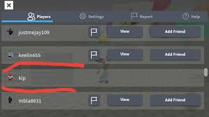 Can Someone Explain The Red Kip Guy Has No Option To Friend Or View Or Flag 0 Roblox