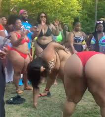 See her MILF swimming naked in the pool