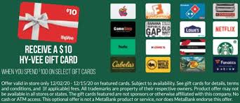Fill your cart with color today! Expired Hy Vee Get 10 Gift Card With 100 Third Party Gift Card Purchase Chipotle Apple Lowe S More Doctor Of Credit