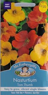 Heirloom's bounty of pretty, peppery, gold, orange, salmon, and mahogany flowers and tender young leaves delight the eye and palate. Nasturtium Tom Thumb Mix Seed Irish Plants Direct
