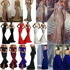 Womans Long Lace Sleeve No Shoulder Formal Evening Dress Ruffles Prom Ball Gown Prom Dresses Idea Cocktail Dress Prom Maxi Dress Cocktail Prom Dresses Lace