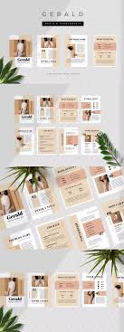 Gerald Influencer Media Kit Sponsorship By Tmint On Envato Elements Media Kit Design Media Kit Media Kit Template