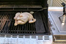 Using kitchen shears, cut along each side of the backbone of the chicken. Grilled Whole Chicken On A Gas Grill 101 Cooking For Two