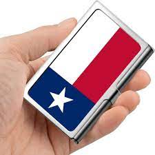 Check out all the amazing designs our designer community has created! Amazon Com Texas Flag Lightweight Business Card Holder Funny Business Card Case Professional Metal 3 81x 2 7 X 0 29 Inches Business Card Holder For Women Office Products