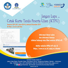 Check spelling or type a new query. Upbjj Ut Surabaya On Twitter Bagi Mahasiswa Ut Yang Akan Mengikuti Ujian Akhir Semester Uas Masa 2019 2 Jangan Lupa Lakukan Pencetakan Ktpu Di Laman Https T Co Ctjvigswyu Sebelum Tanggal 8 Desember 2019 Bagi Mahasiswa Ut